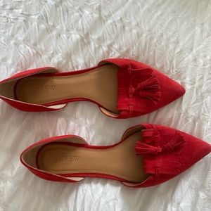 J Crew point toe slip ons